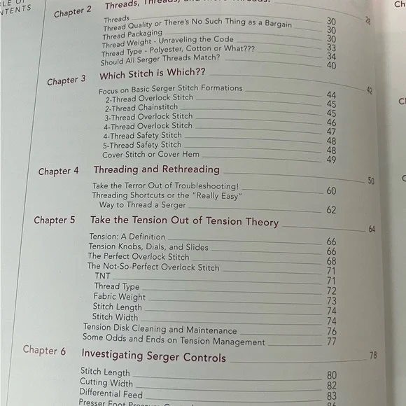 NWOT The Complete Serger Handbook by Chris James
Over 150 pages Color Pictures - Picture 3 of 4